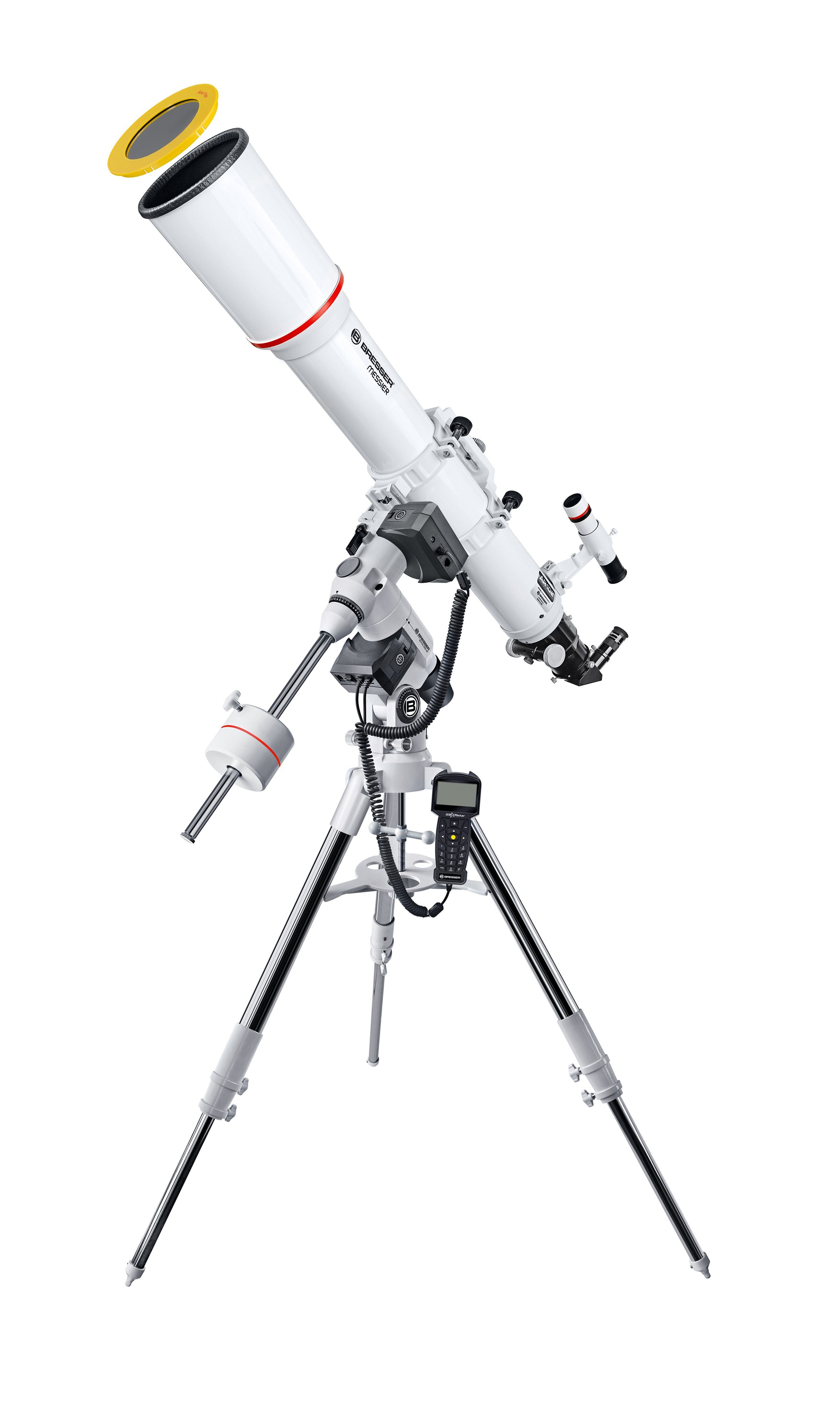 BRESSER Teleskop BRESSER Messier AR-102/1000 EXOS-2 GoTo Hexafoc
