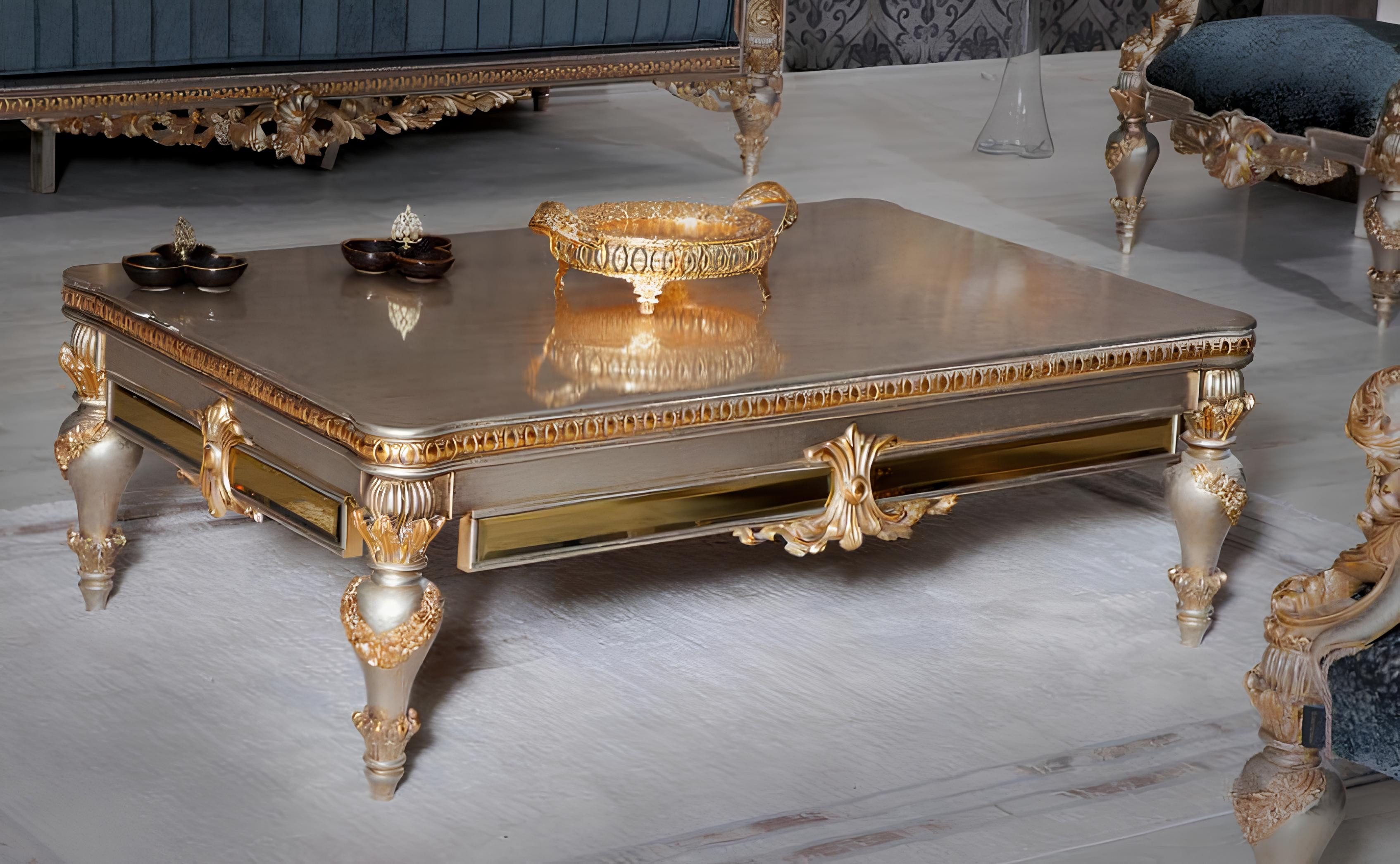JVmoebel Couchtisch Eleganter Beistelltisch aus Holz im Art Deco-Stil (Packung, 1-St., 1x nur Couchtisch), Made in Europa