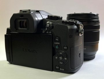 Panasonic Lumix G81+G3,5-5,6/12-60 mm Power OIS Schwarz Digitalkamera Systemkamera