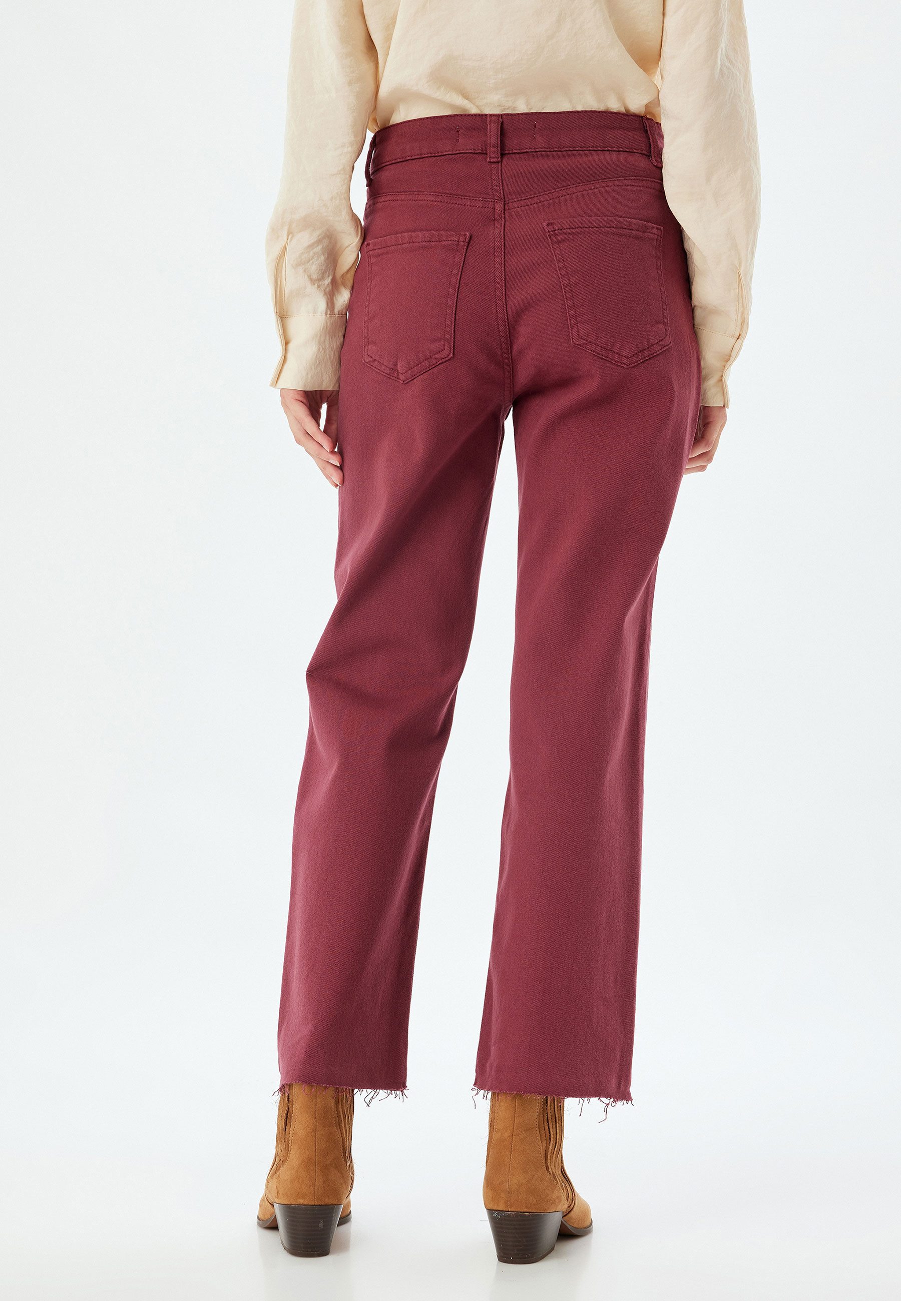 Koton Slim-fit-Jeans Normale Leibhöhe Kick Flare Slim-fit-Jeans