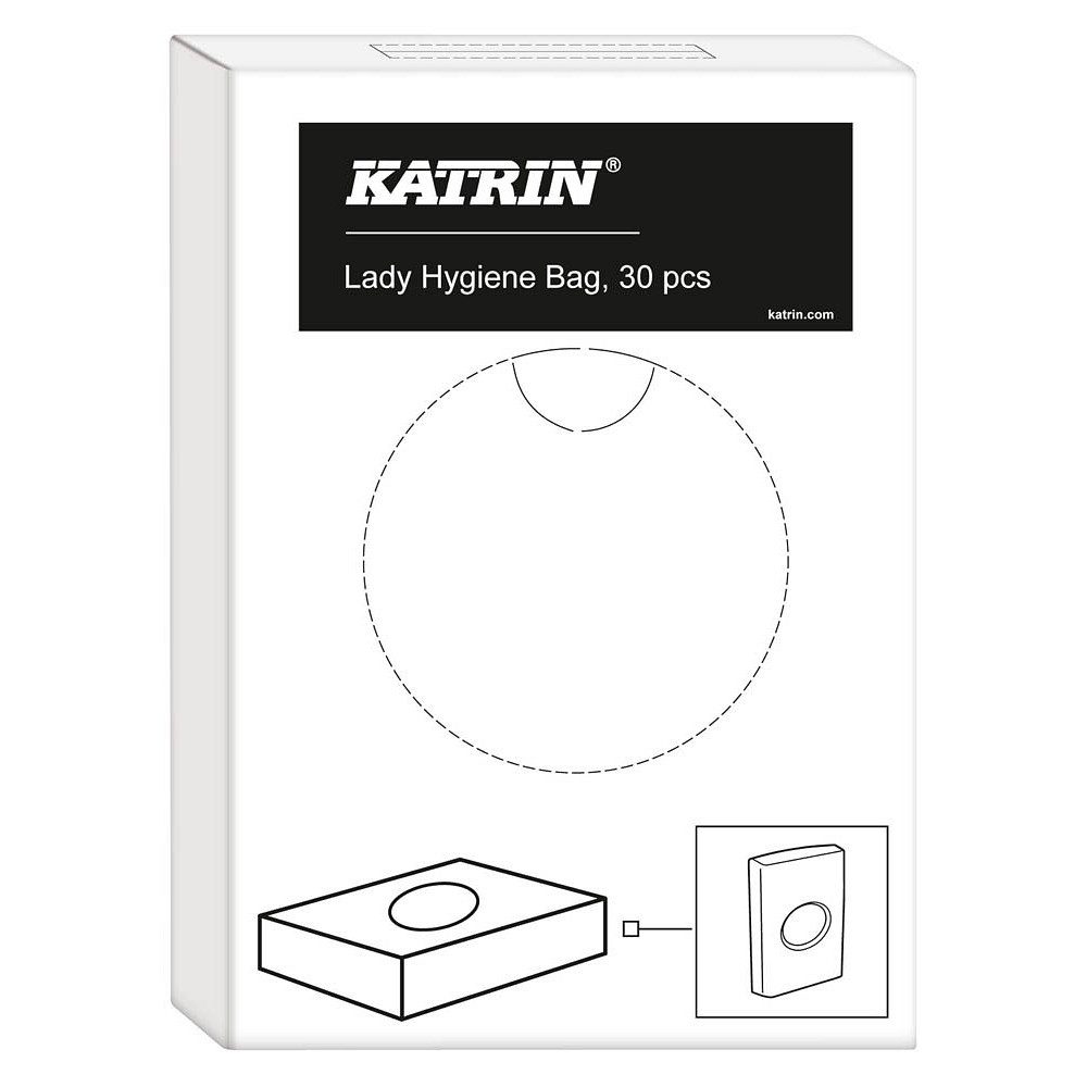 KATRIN Hygienebeutelspender KATRIN 961628 30er Hygienebeutel aus Kunststoff im Spender