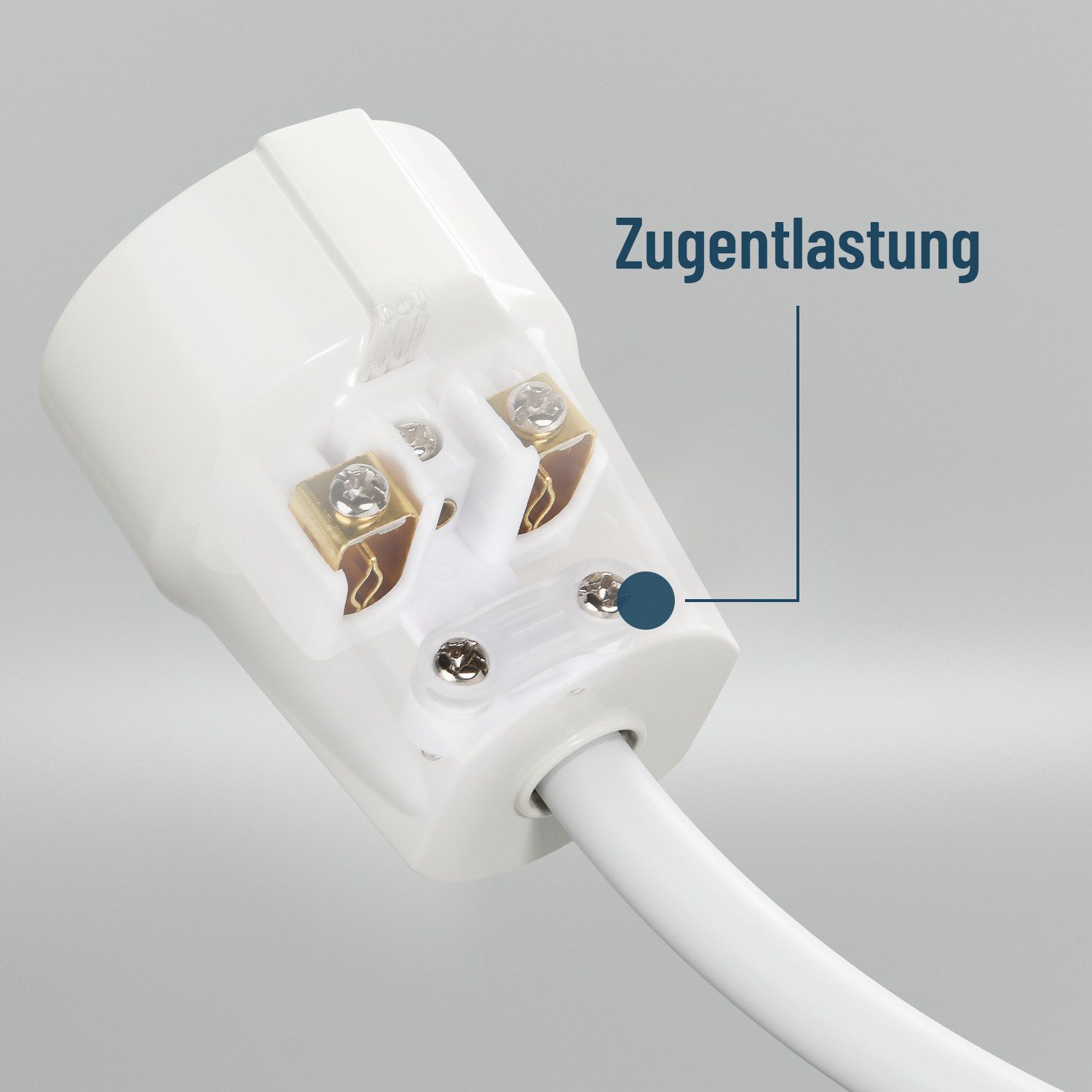 greate. Steckdose 6x Schutzkontakt Kupplung, Schutzkontaktkupplung, IP20 Schuko Kupplung, 1-St. – Bild 3 von 5
