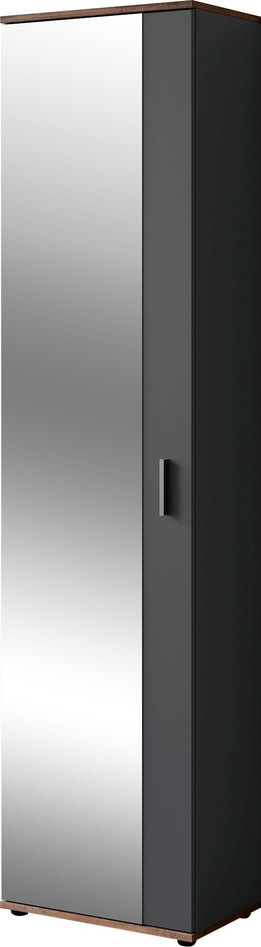 INOSIGN Garderobenschrank Jakob mit großem Spiegel, Breite 49 cm