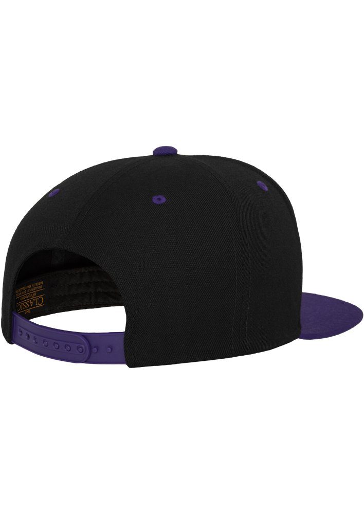 2-Tone Flexfit Classic Snapback Cap Snapback balck/purple Flex