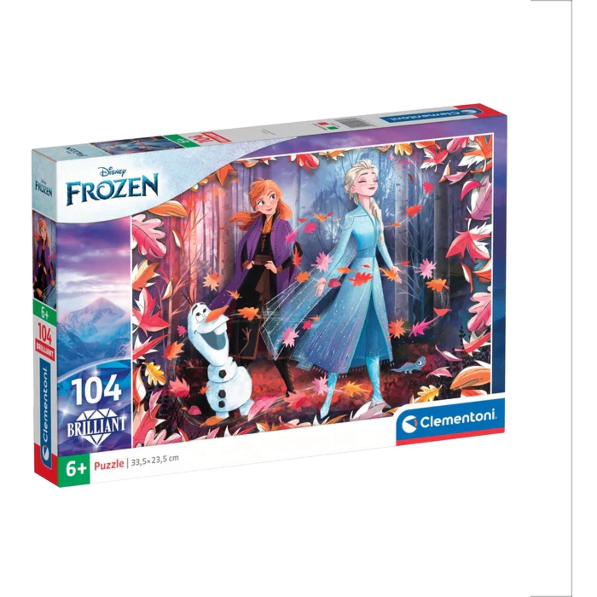 Clementoni® Puzzle Brilliant - Disney Frozen 2, 104 Puzzleteile