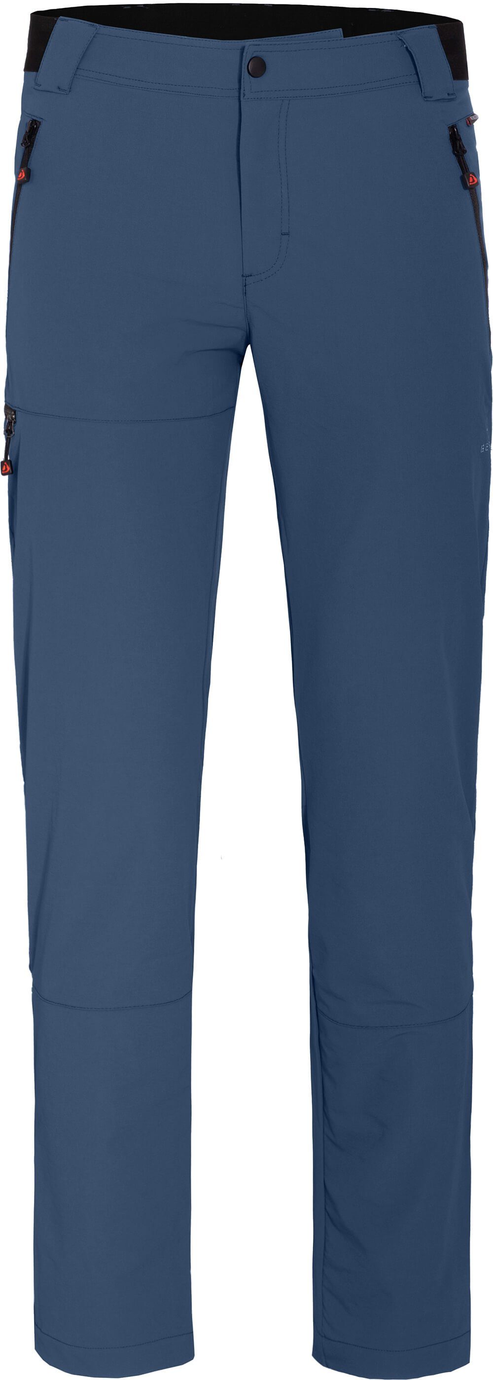 Bergson Outdoorhose ARRESÖ COMFORT (slim) Herren Wanderhose, leicht, strapazierfähig, Langgrößen, enzianblau