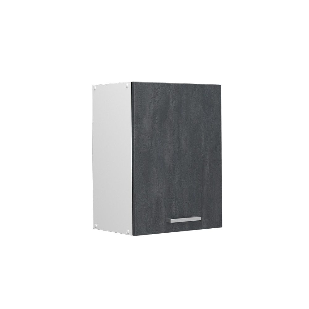 Vicco Hängeschrank R-Line, Schwarz Beton/Weiß, 45 günstig online kaufen