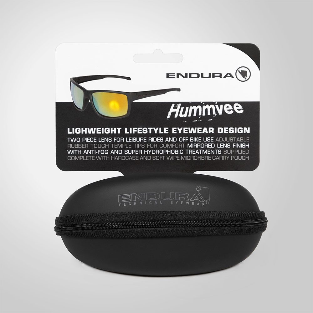 Endura Sportbrille Hummvee Sonnenbrille – Hi-Viz Yellow, leichter Allround-UV-Schutz