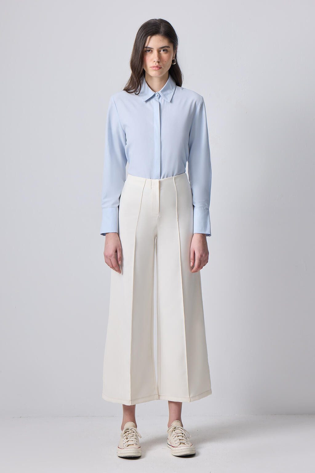 touche prive 5-Pocket-Jeans HOSE AUS GERIPPTEM CREPE günstig online kaufen