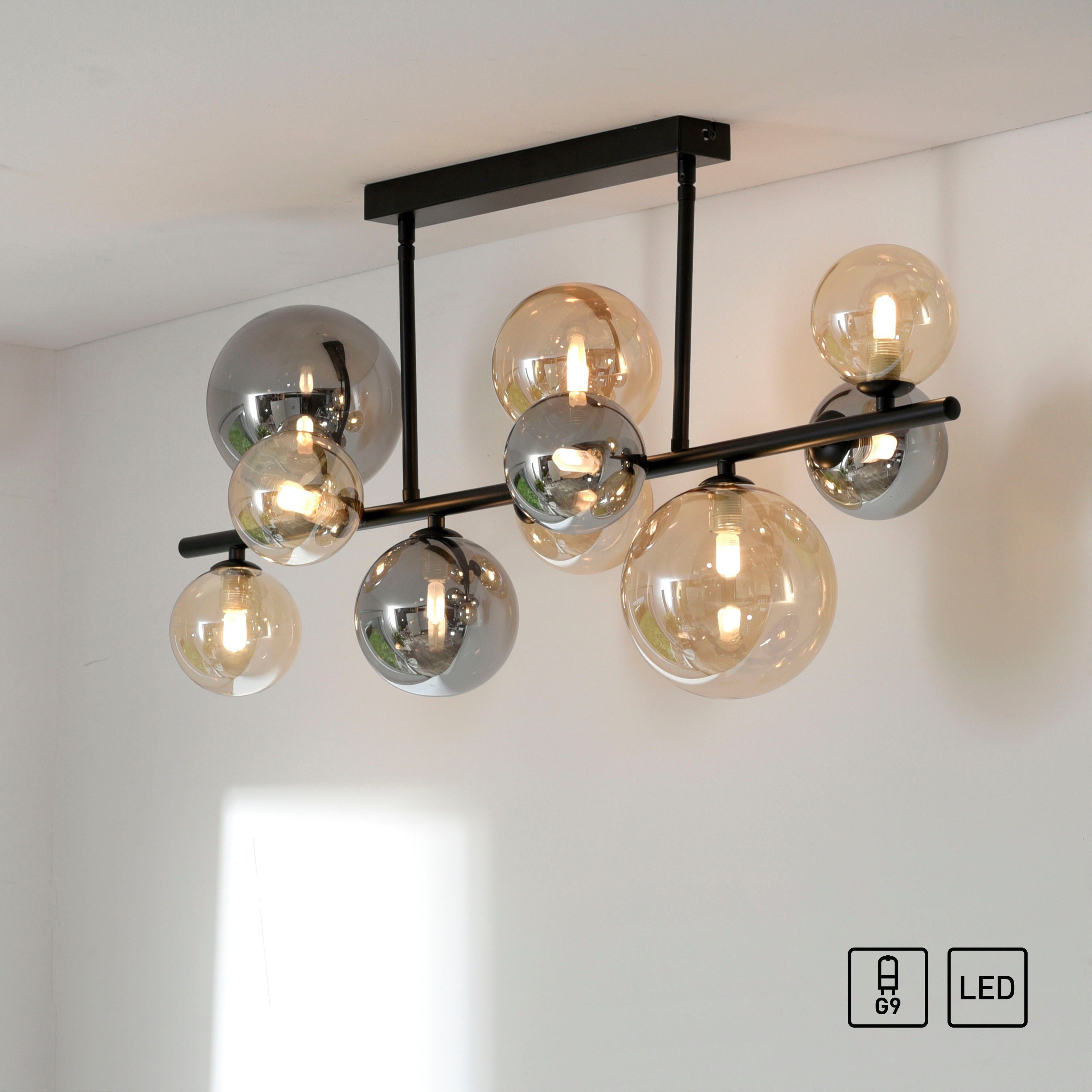 Paul Neuhaus Deckenleuchte POPSICLE, LED wechselbar, Warmweiß günstig online kaufen