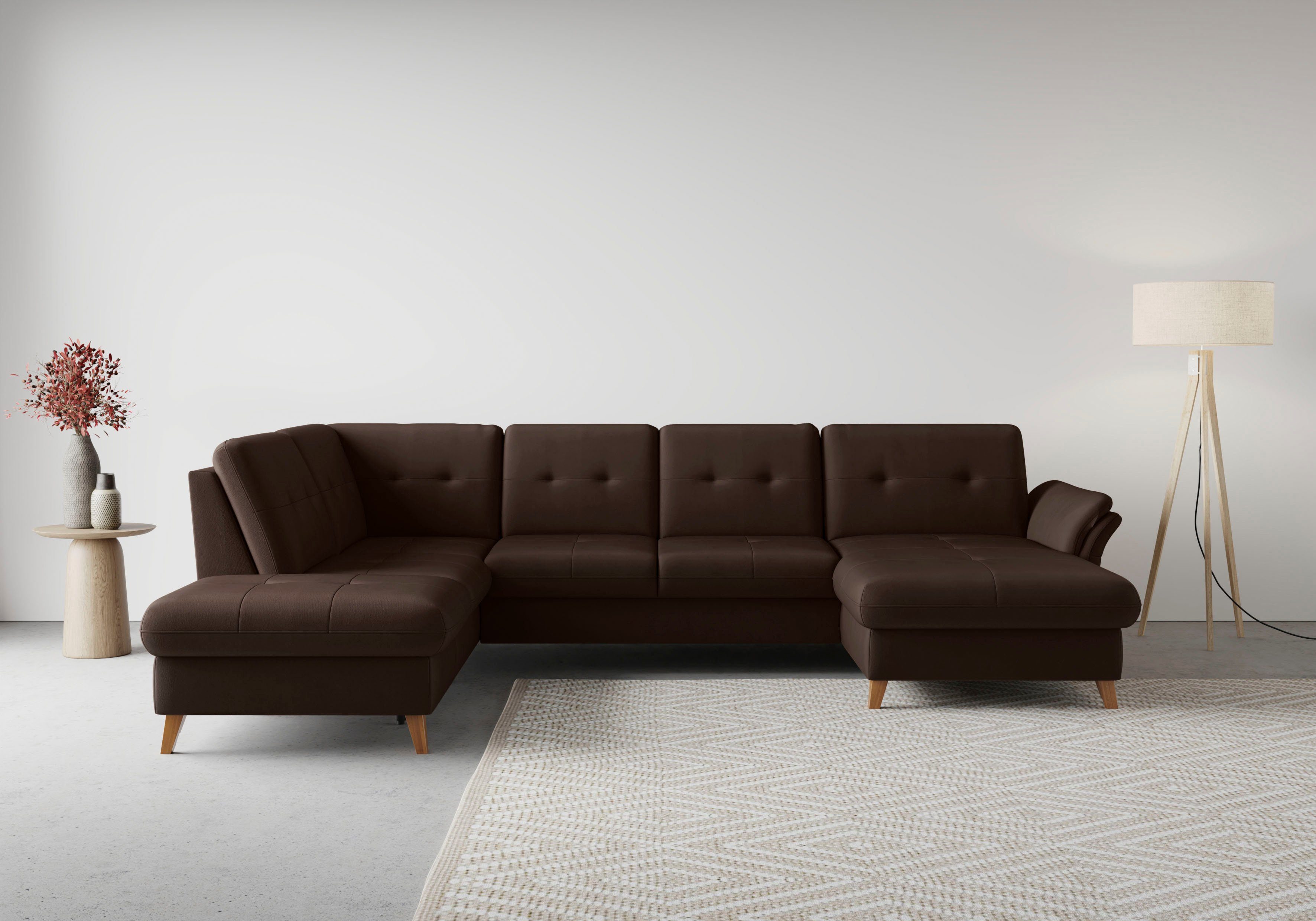 sit&more Wohnlandschaft Göteborg, inkl. Sitztiefenverstellung, wahlweise mit Bettfunktion & Bettkasten