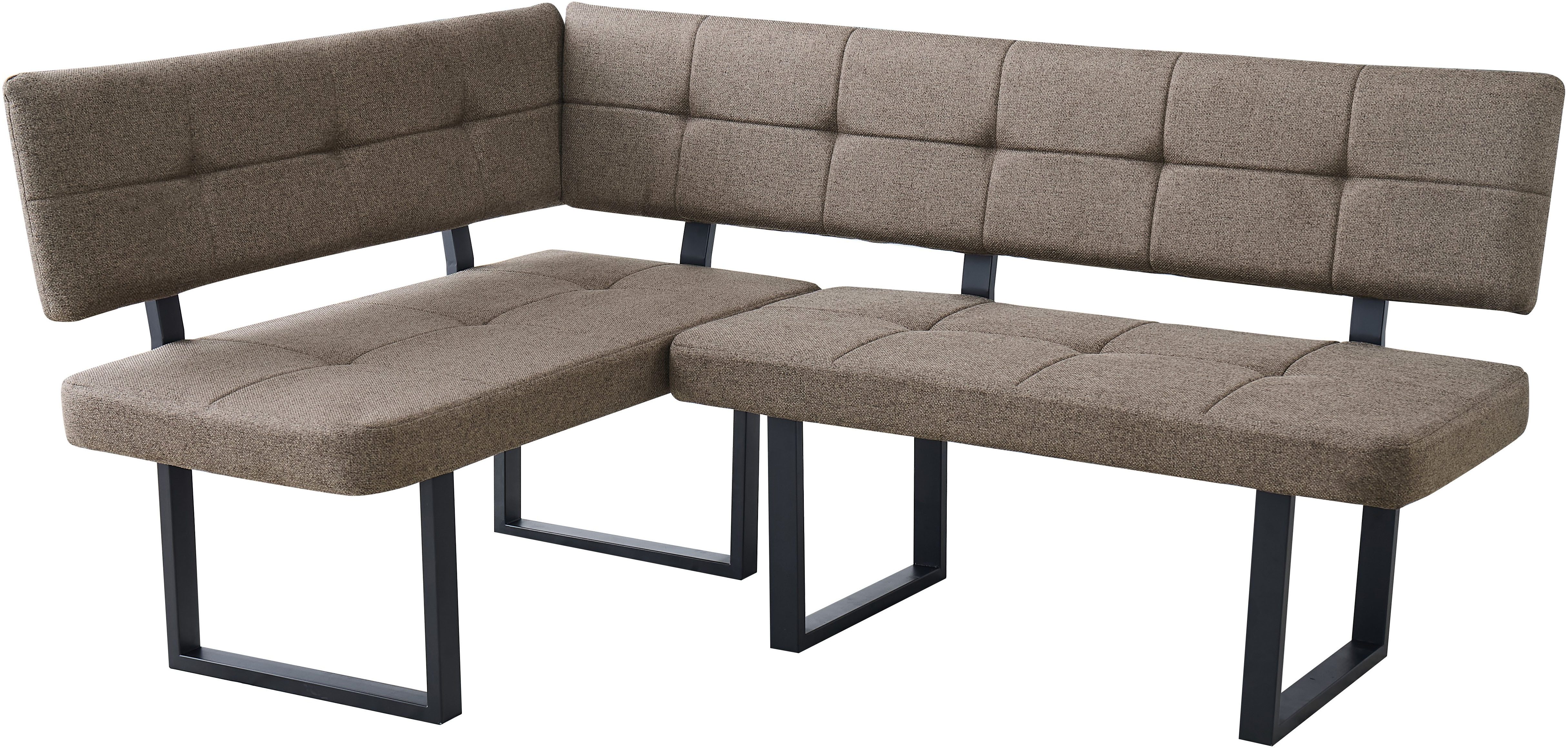 OTTO home Eckbank Alabama (1-St), gemütliche Sitzbank in Webstoff mit Federkern und Komfort-Sitztiefe