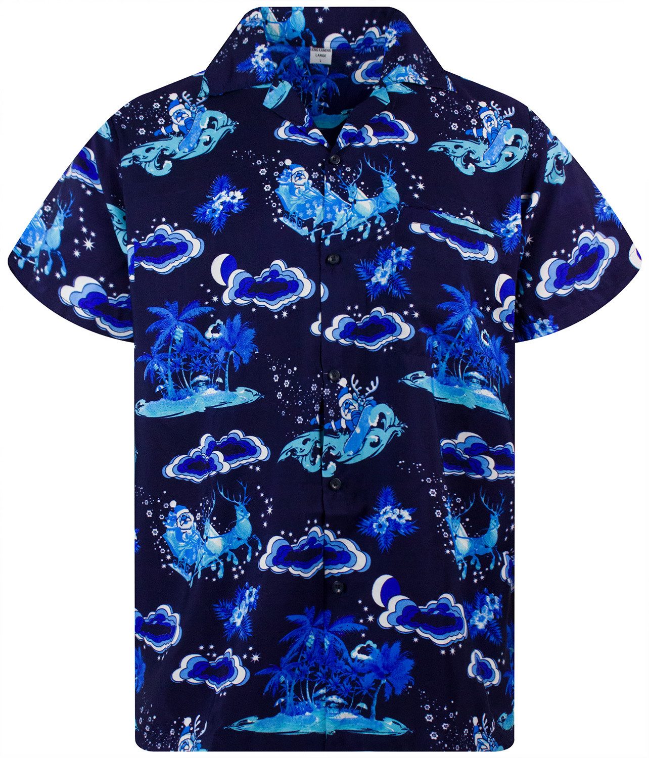 King Kameha Hawaiihemd Christmas Island Kurzarm günstig online kaufen