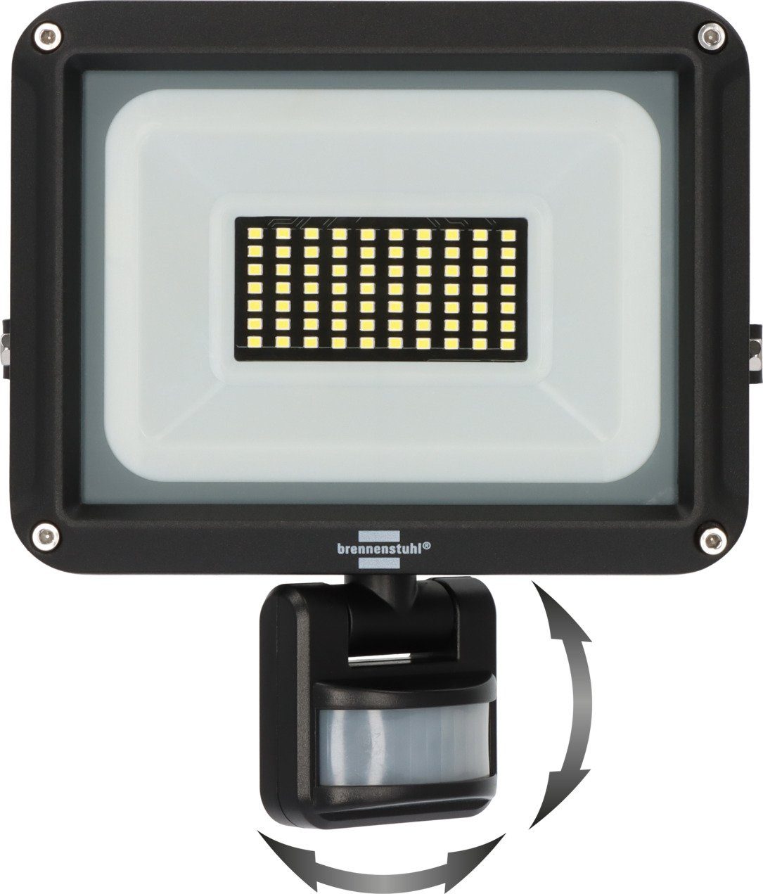 Brennenstuhl LED Wandstrahler JARO 4060 P, LED fest integriert, mit Bewegungsmelder und Dämmerungssensor – Bild 3 von 5