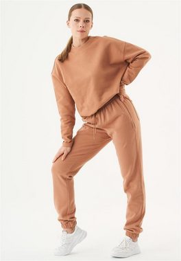 ORGANICATION Sweatshirt Seda-Women's Loose Fit Sweatshirt in Light Brown