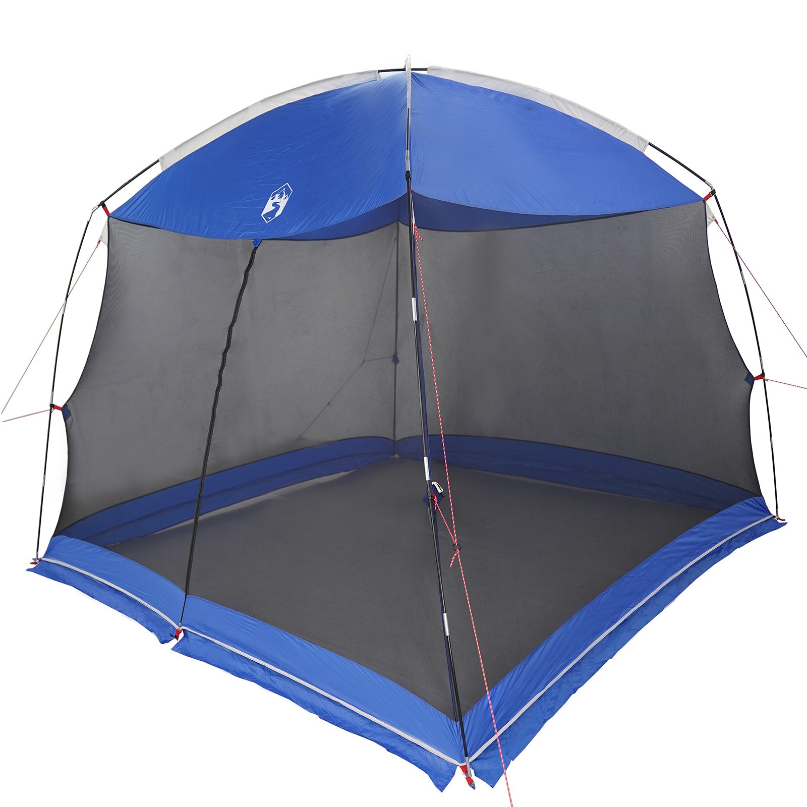 Kuppelzelt Camping-Moskitonetz mit Tür Blau 5 Personen Wasserdicht
