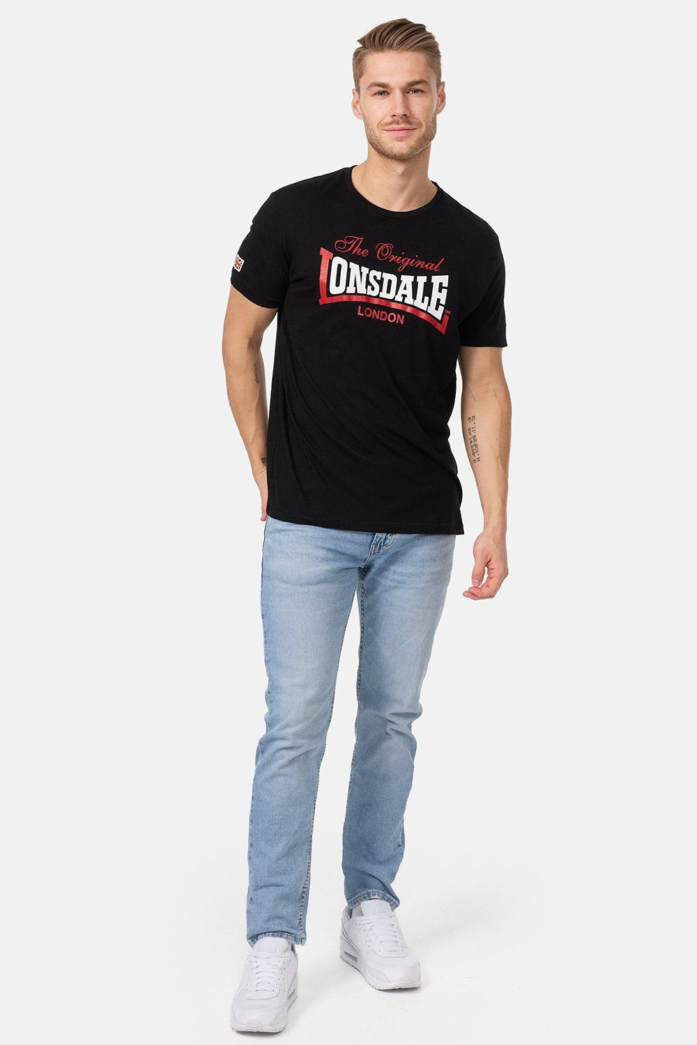 Lonsdale T-Shirt ALDINGHAM Black