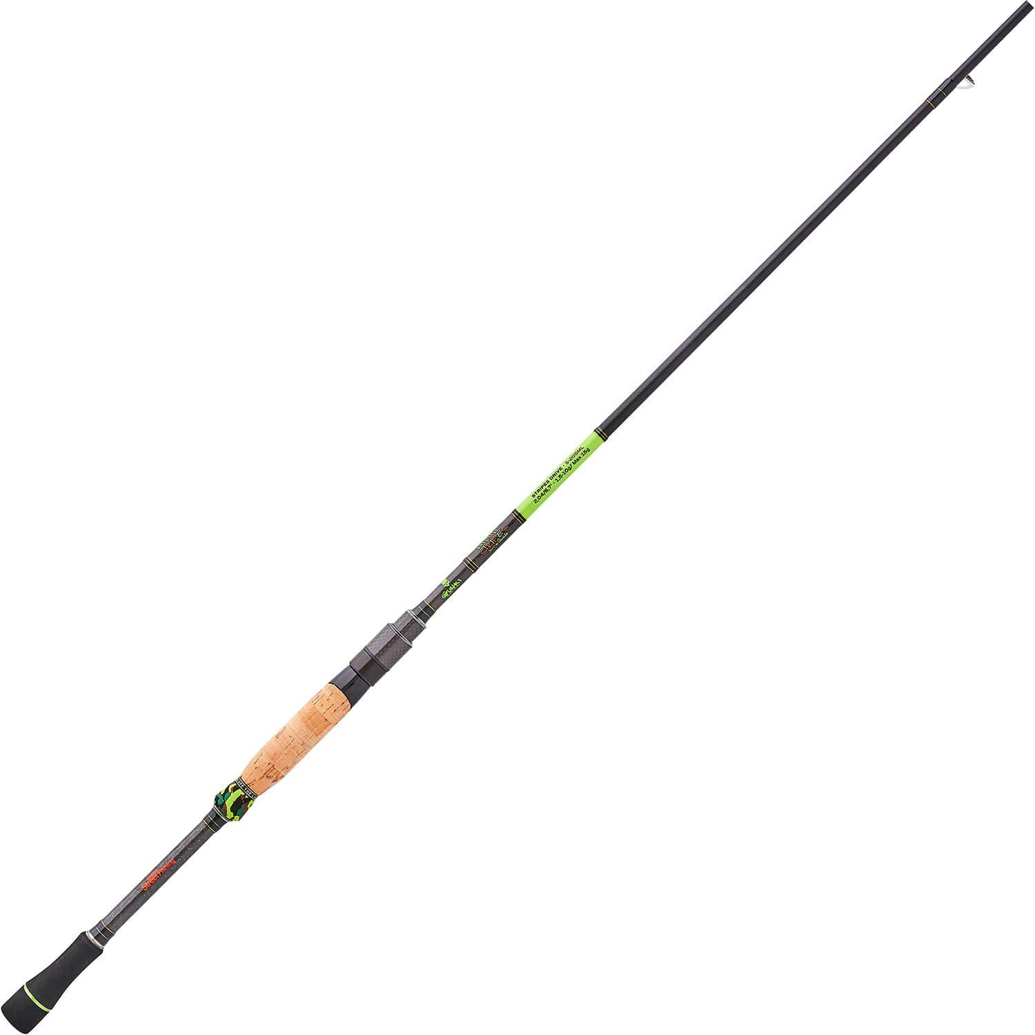 Gunki Fishing Spinnrute Gunki Stripes (2-tlg) 5-21g Green Spinnrute 2,15m Drive Camo, S-215M