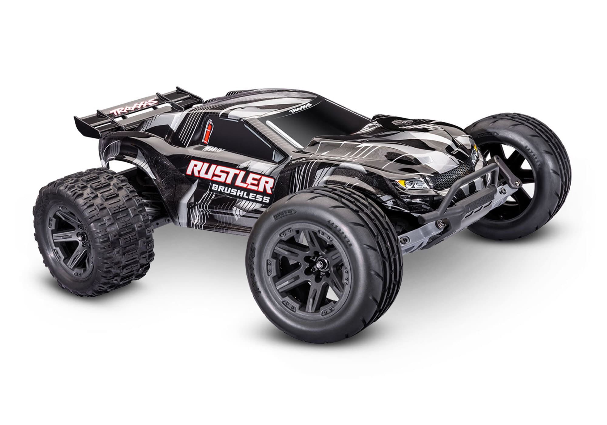 Traxxas RC-Buggy TRAXXAS Rustler 2WD Brushless Buggy Schwarz RTR VX3 Brushless