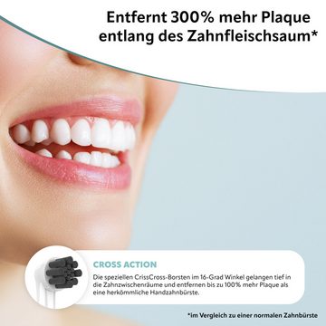 Wunder Zahnstocher Mundpflegecenter Aufsteckbürsten für Oral B (8er Pack) - Zahnbürstenaufsätze für Oral B