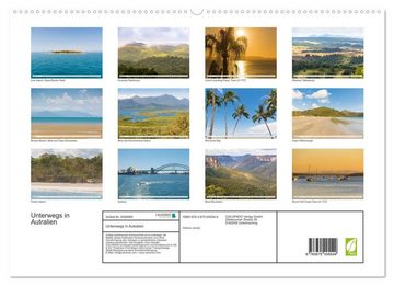 CALVENDO Wandkalender Unterwegs in Australien (Premium, hochwertiger DIN A2 Wandkalender 2023, Kunstdruck in Hochglanz)