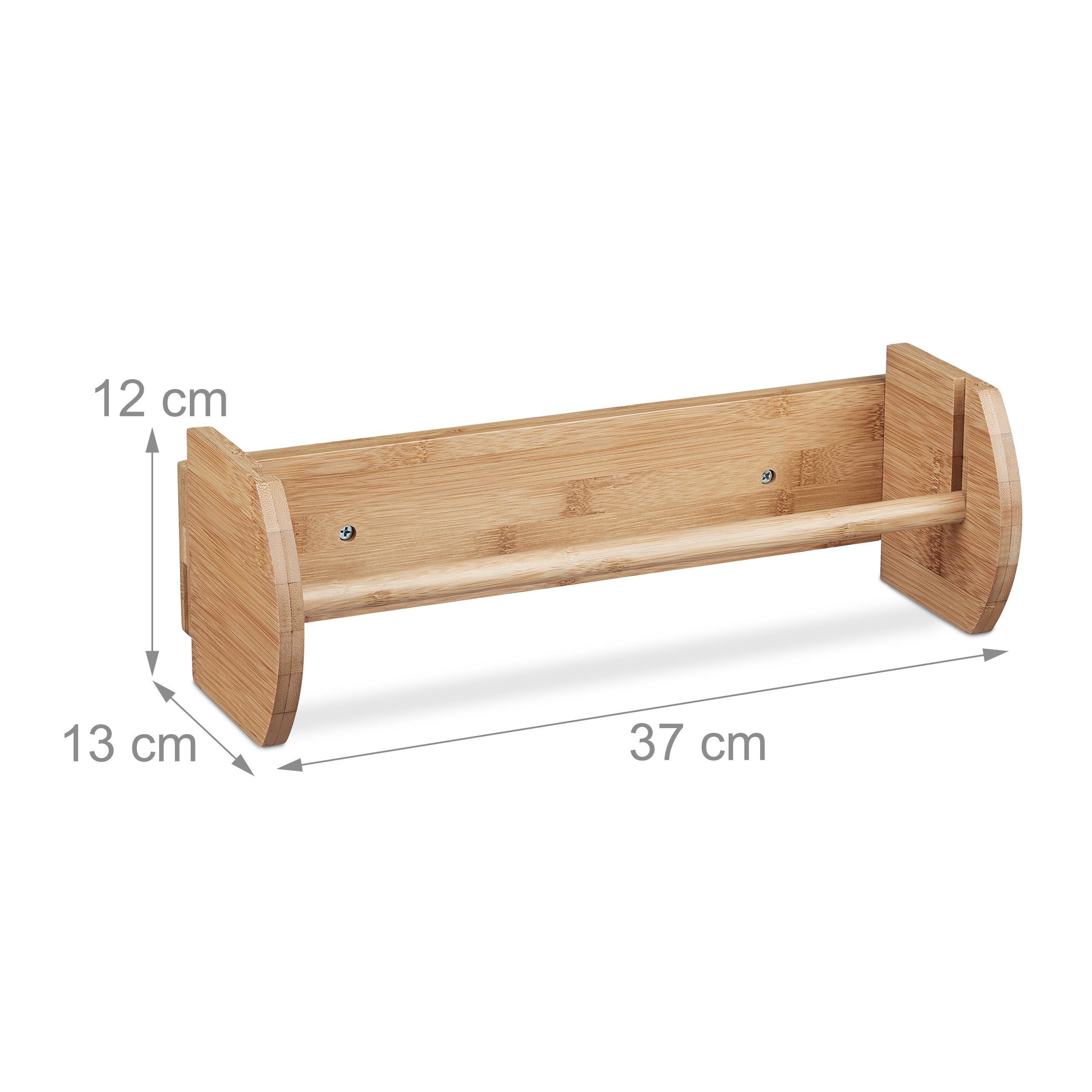 relaxdays Küchenrollenhalter Wand Küchenrollenhalter
