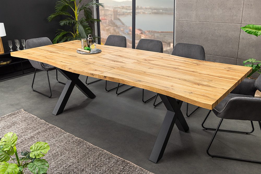 riess-ambiente Baumkantentisch WILD 160-200cm braun · günstig online kaufen