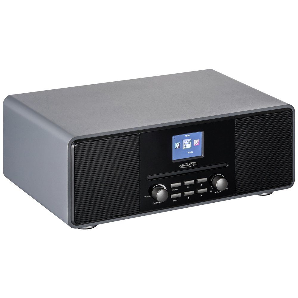 Reflexion HRA19DAB/GR Tischradio DAB+, DAB, UKW MP3, CD, DAB+, Bluetoo Radio