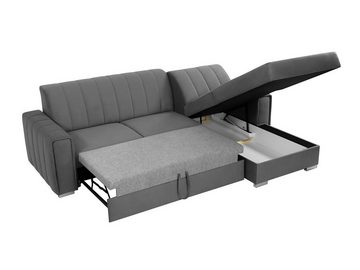 MIRJAN24 Ecksofa Kenzo, mit Bettkasten und Schlaffunktion, Polsterecke, L-Form Couch