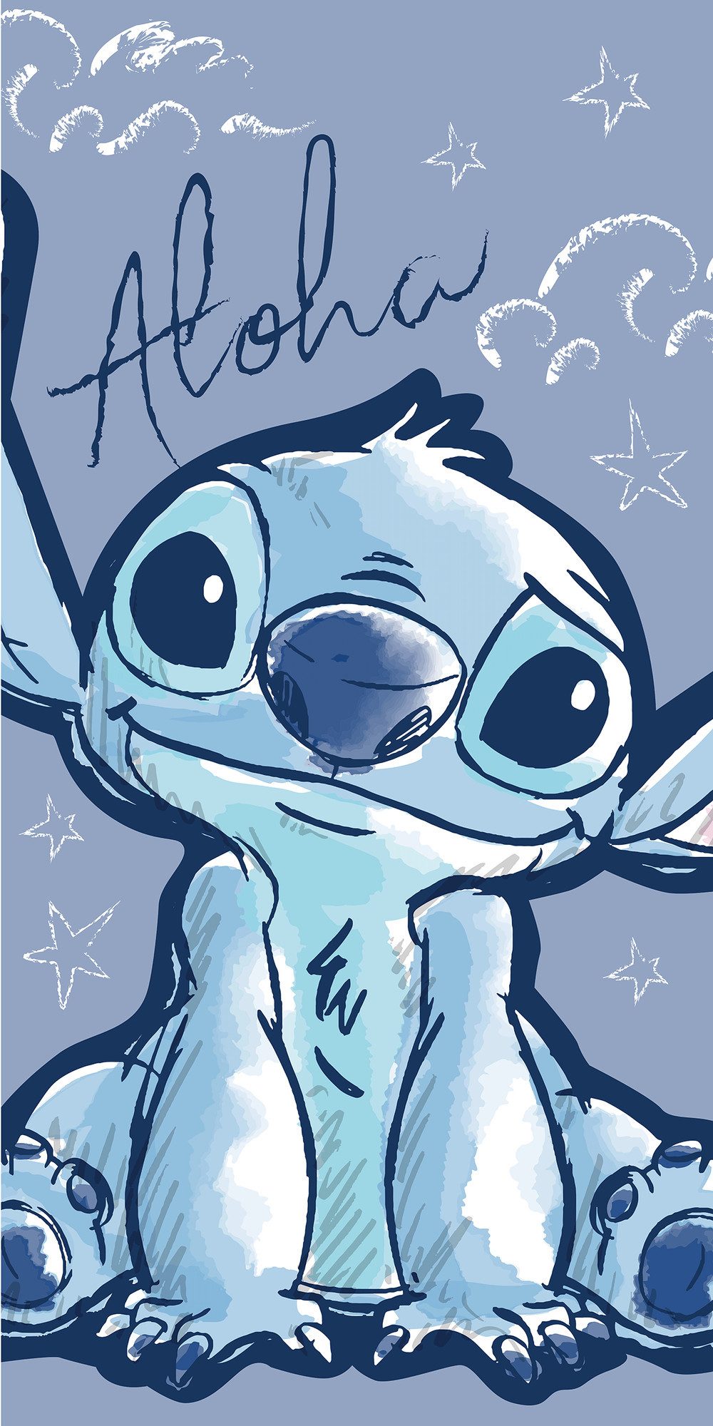 Jerry Fabrics Handtücher Disney Lilo & Stitch Badetuch Strandtuch Duschtuch 70x140cm Baumwolle, (1 Duschtuch, 1-St), Langlebig