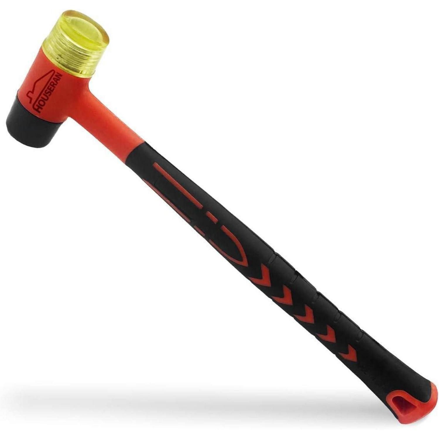 LuxusKollektion Gummihammer Gummihammer Doppelkopf Mini Schonhammer für Leder Holz Kunststoff