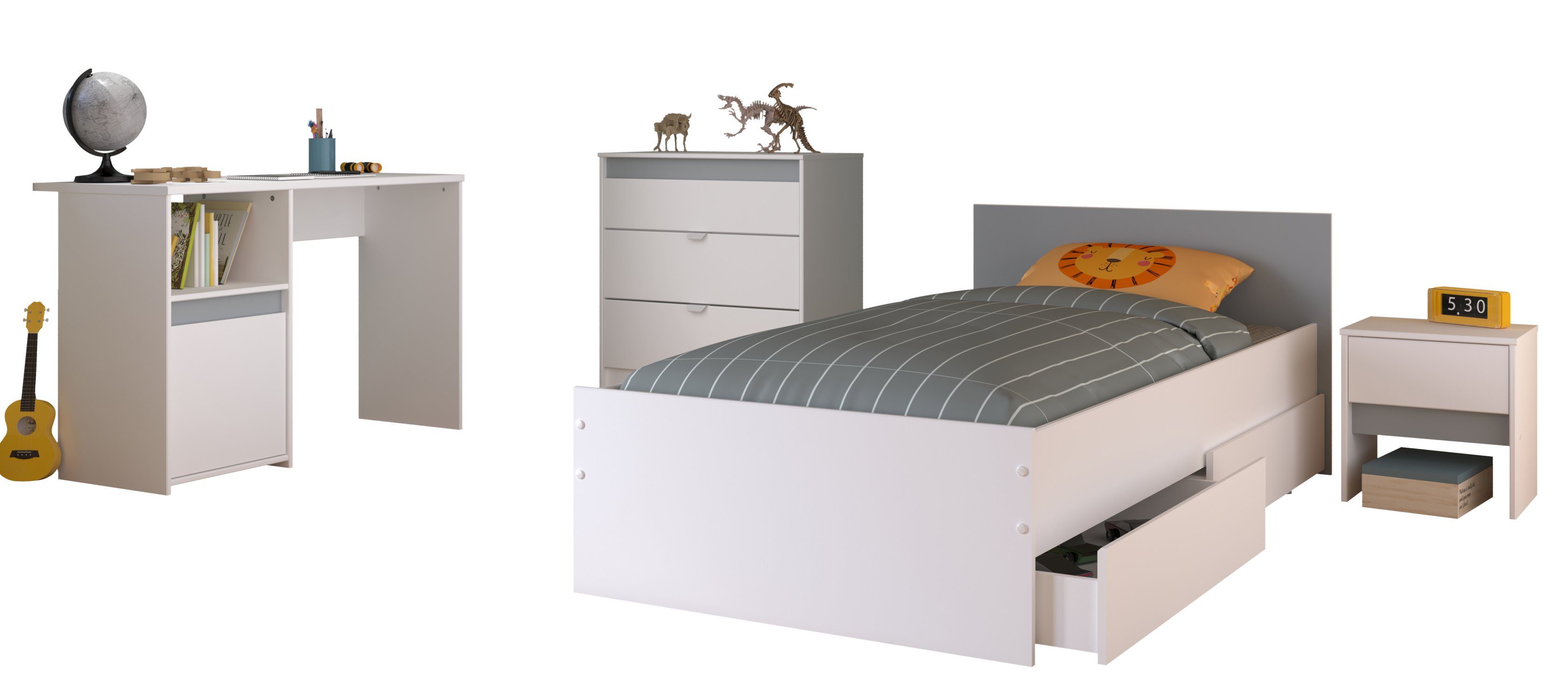 Parisot Jugendzimmer-Set Pirouette, (Komplett Set, 5-tlg., in verschiedenen günstig online kaufen