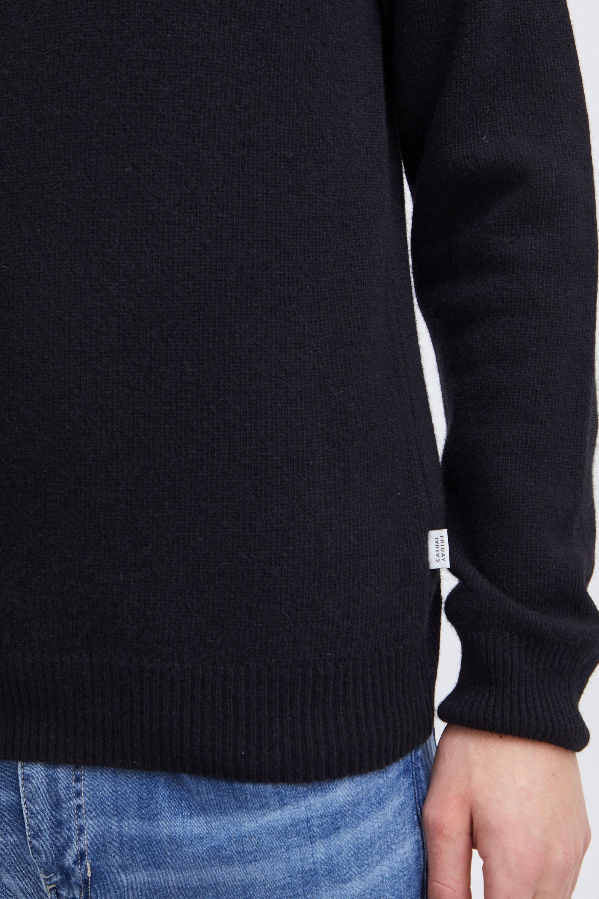 Casual Friday Rundhalspullover CFKarl Modischer Feinstrick-Pullover