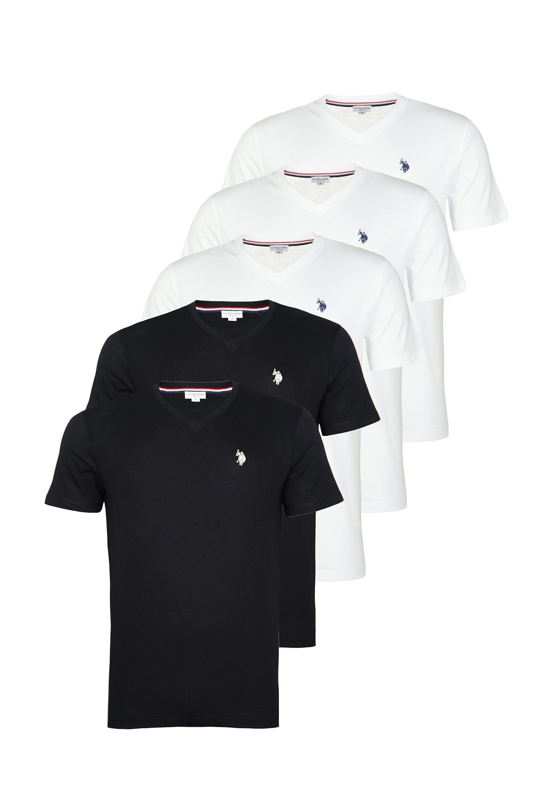 U.S. Polo Assn. T-Shirt T-Shirt Kurzarmshirt 5er Pack (5-tlg., 5)
