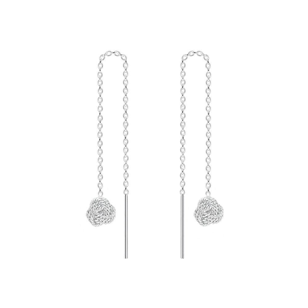 ALEXANDER YORK Paar Ohrhänger KETTE MIT GLÜCKSKNOTEN, 2-tlg., 925 Sterling günstig online kaufen