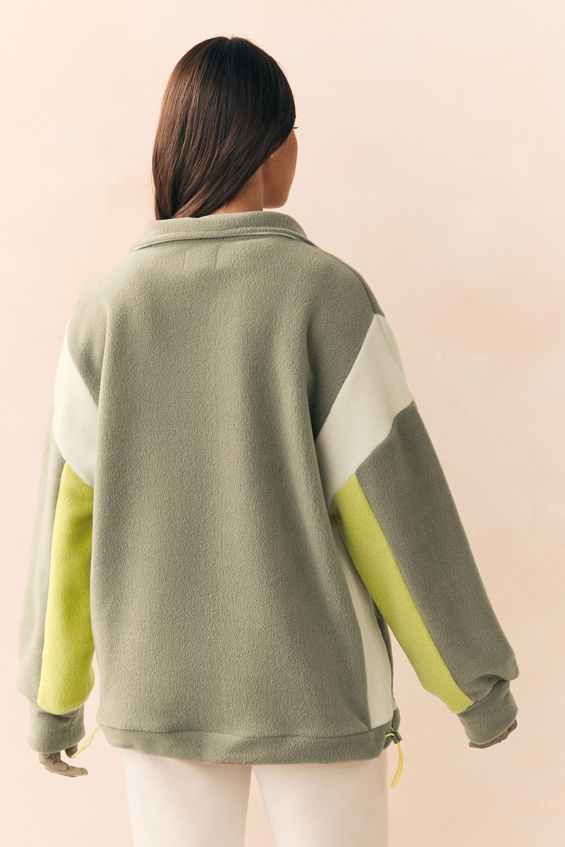 Next Fleecejacke Fleecetop mit halben Reißverschluss günstig online kaufen