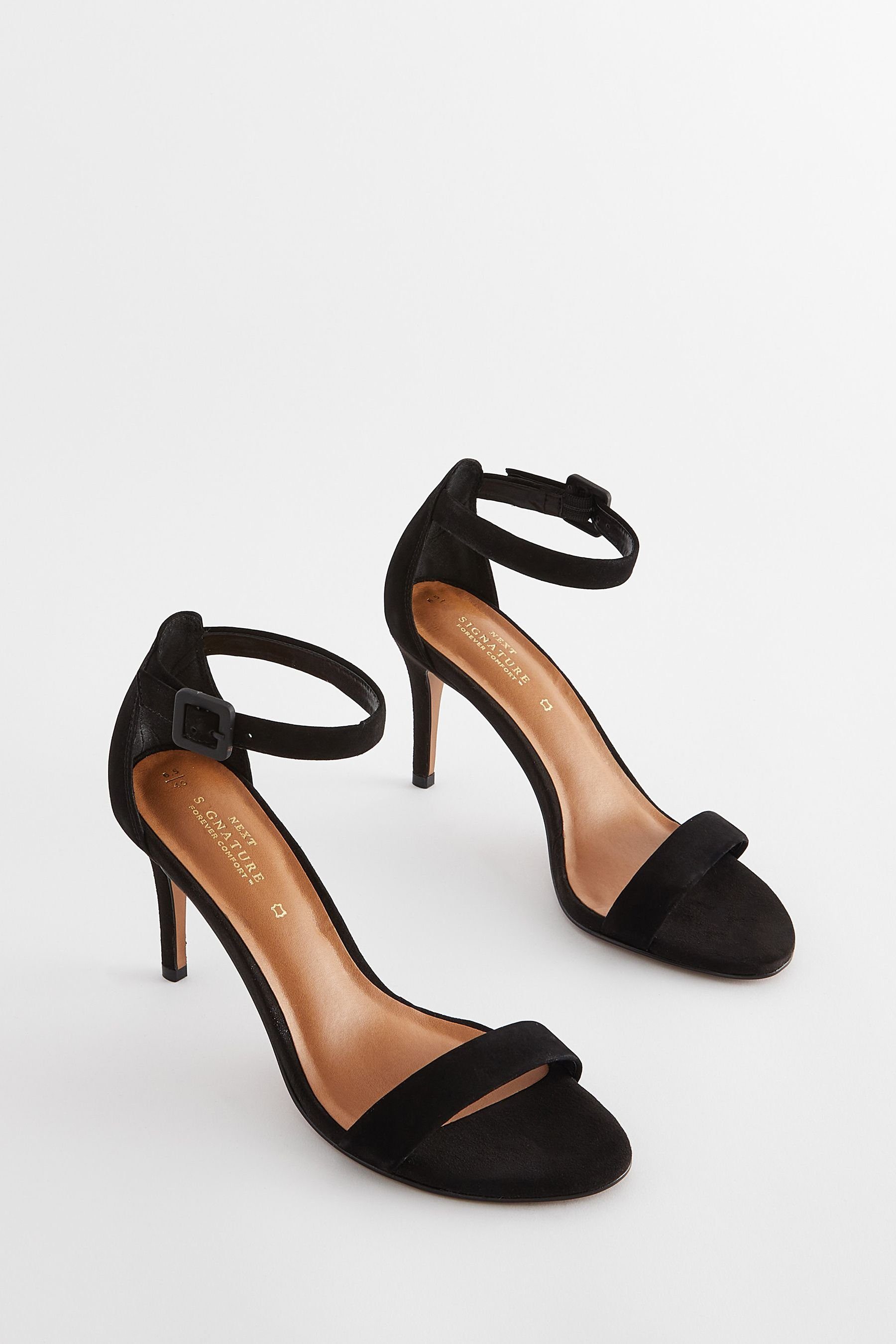 Next Signature Leder-Sandalen mit mittelhohem Absatz Sandalette (1-tlg)