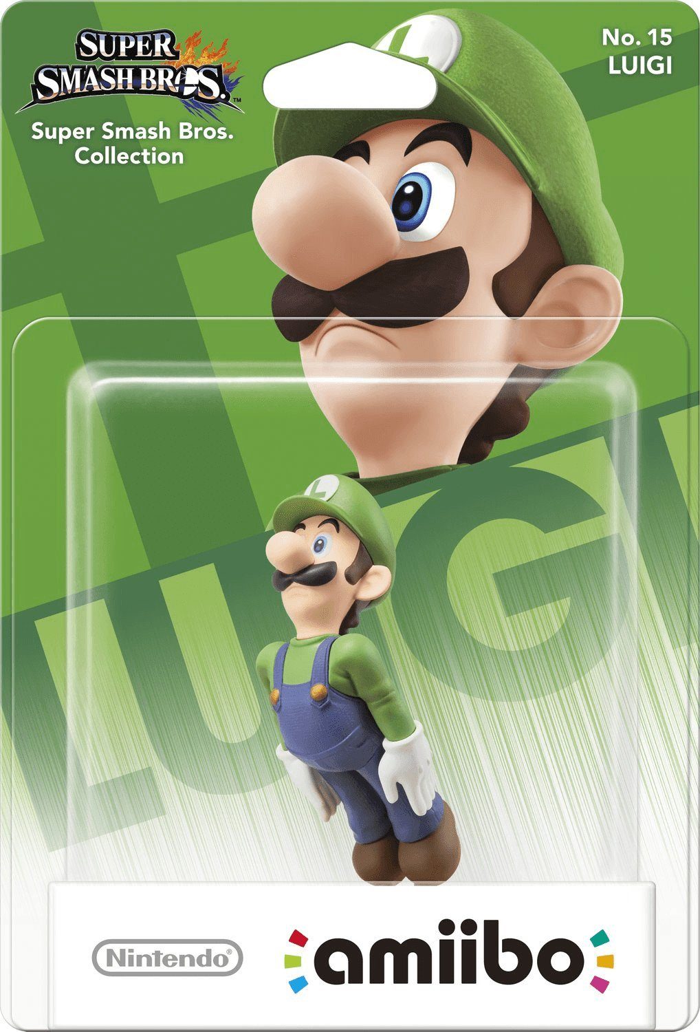 Nintendo amiibo Luigi aus Super Smash Bros. Collection No. 15 Wii U 3DS Switch-Controller