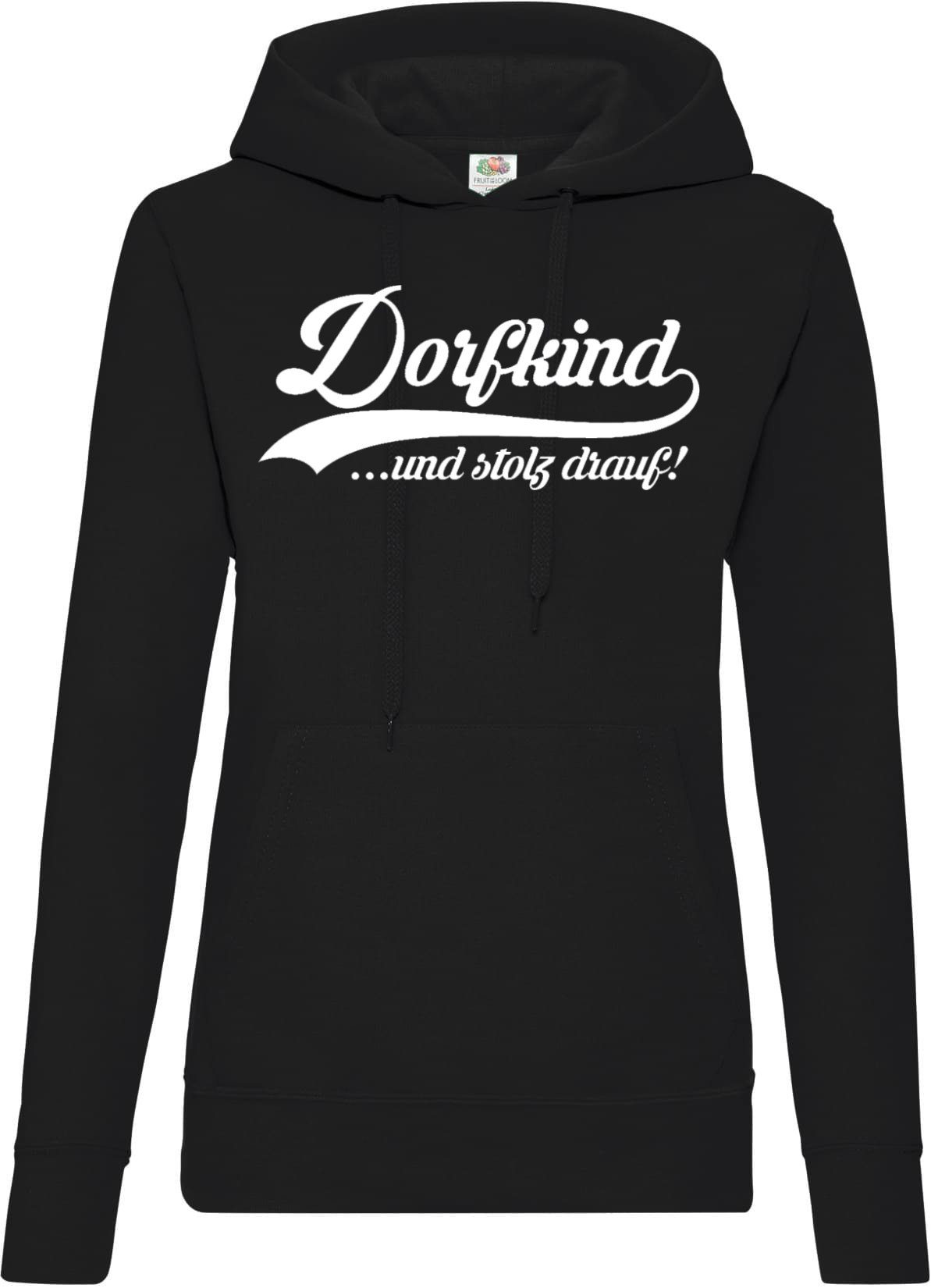 Youth Designz Kapuzenpullover Dorfkind Damen Hoodie Пуловери mit lustigem Frontprint