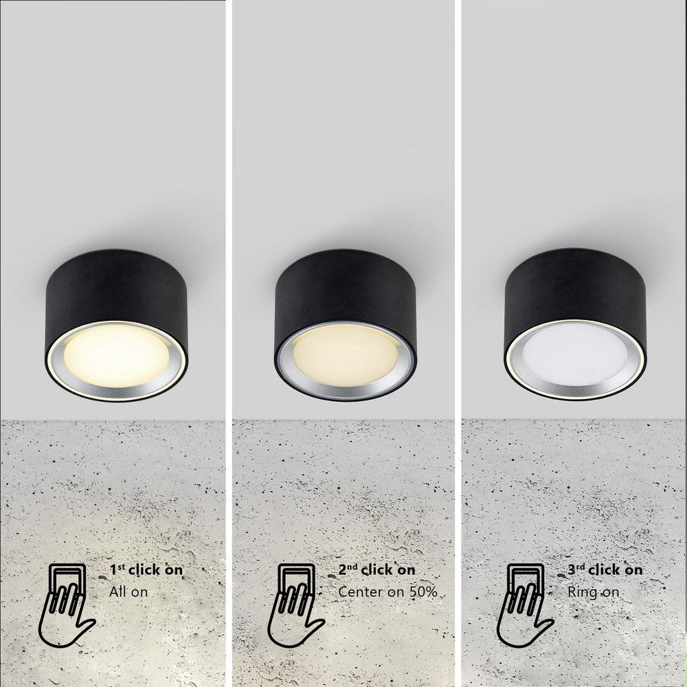 Nordlux Einbauleuchte Nordlux 2415000101 LED-Aufbauleuchte EEK: F (A - G) LED LED fest ein