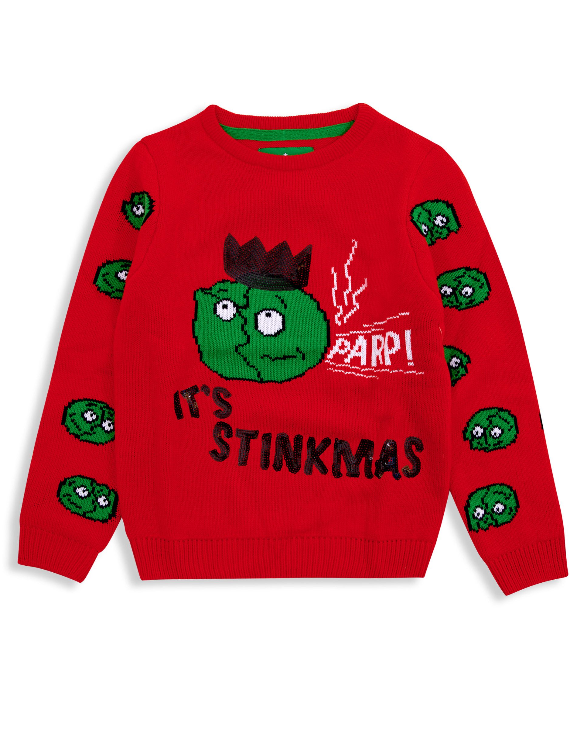 Rundhalspullover THB Stinkmas