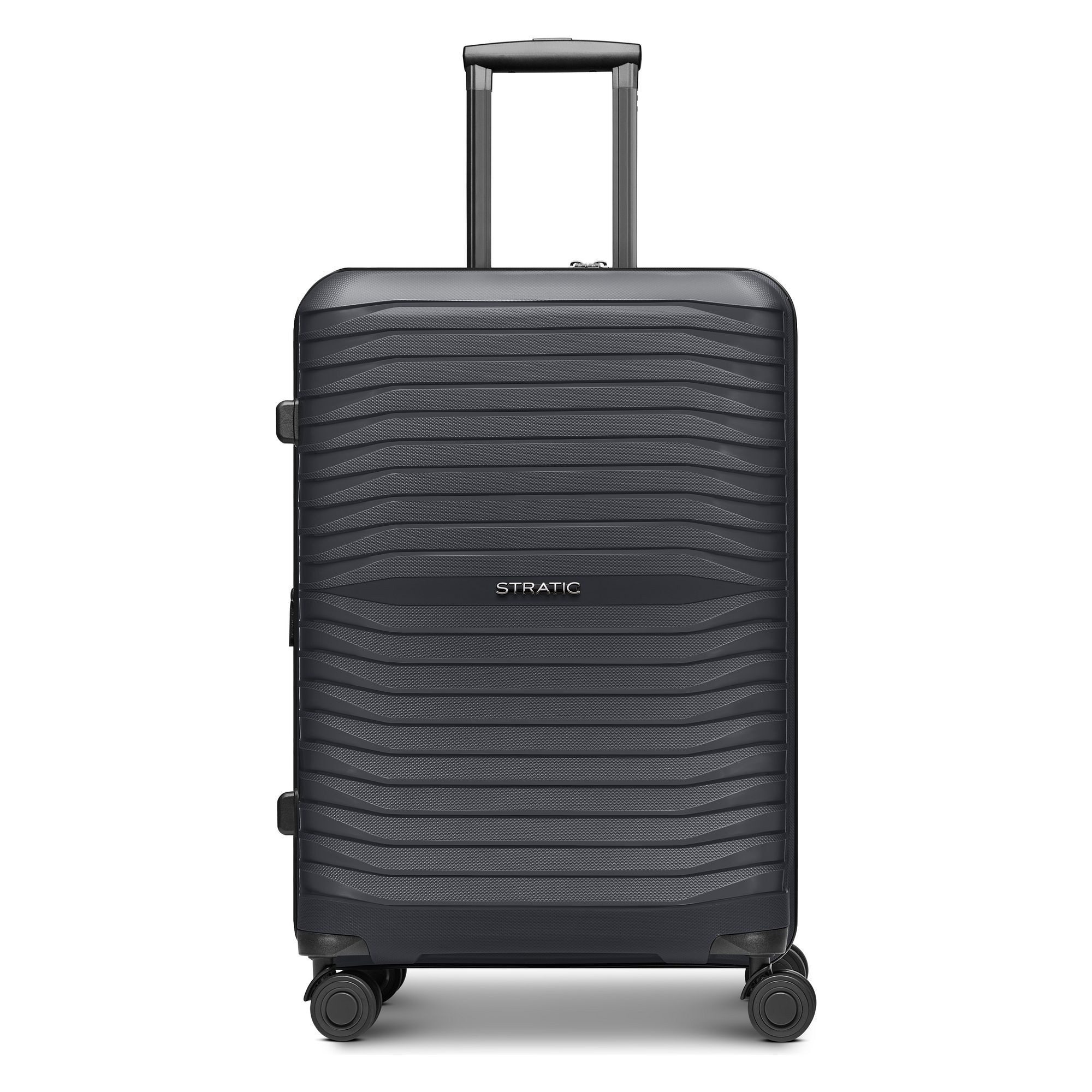 Stratic Hartschalen-Trolley Shine, 4 Rollen, Polypropylen