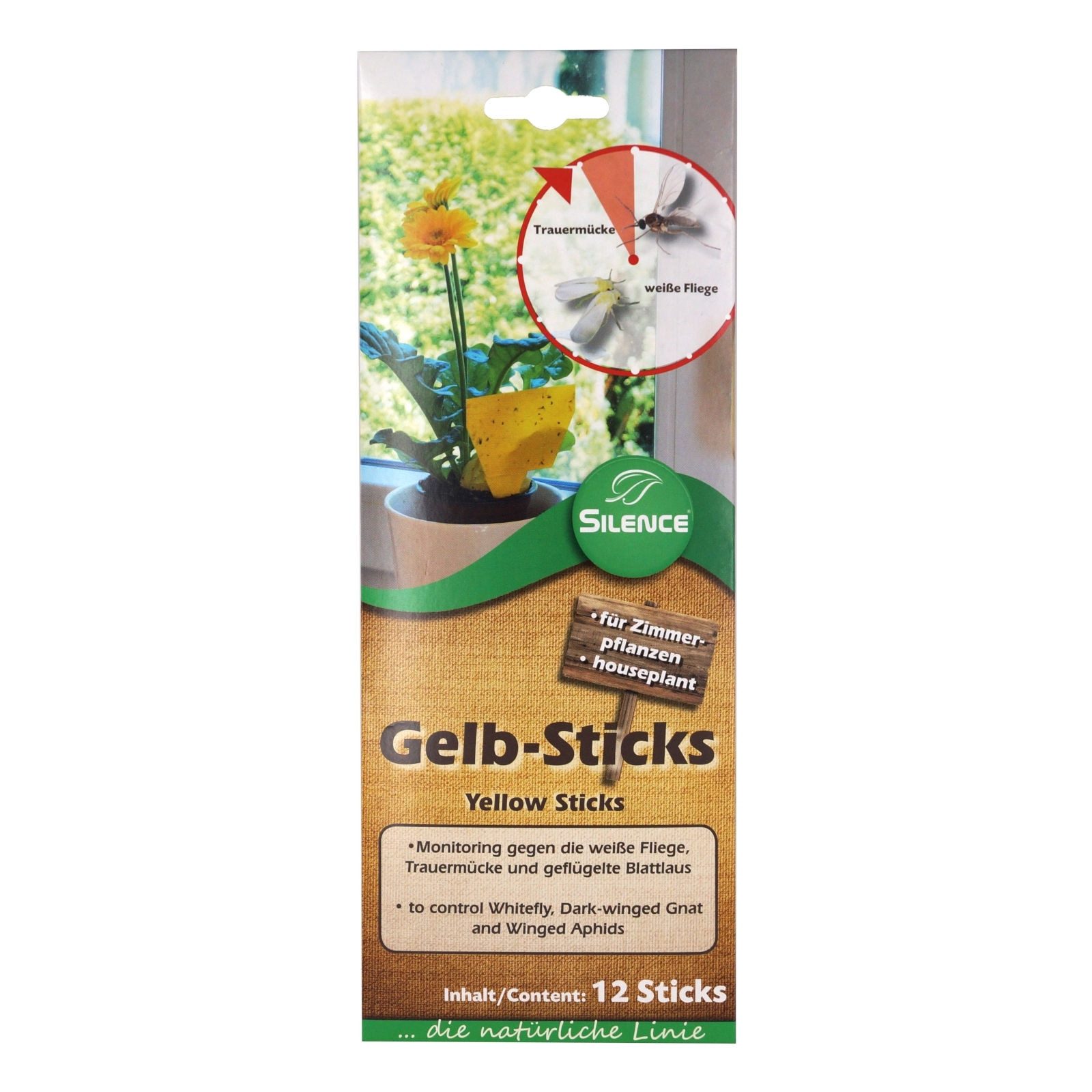 Insektenfalle Gelb-Sticks 12 Sticks