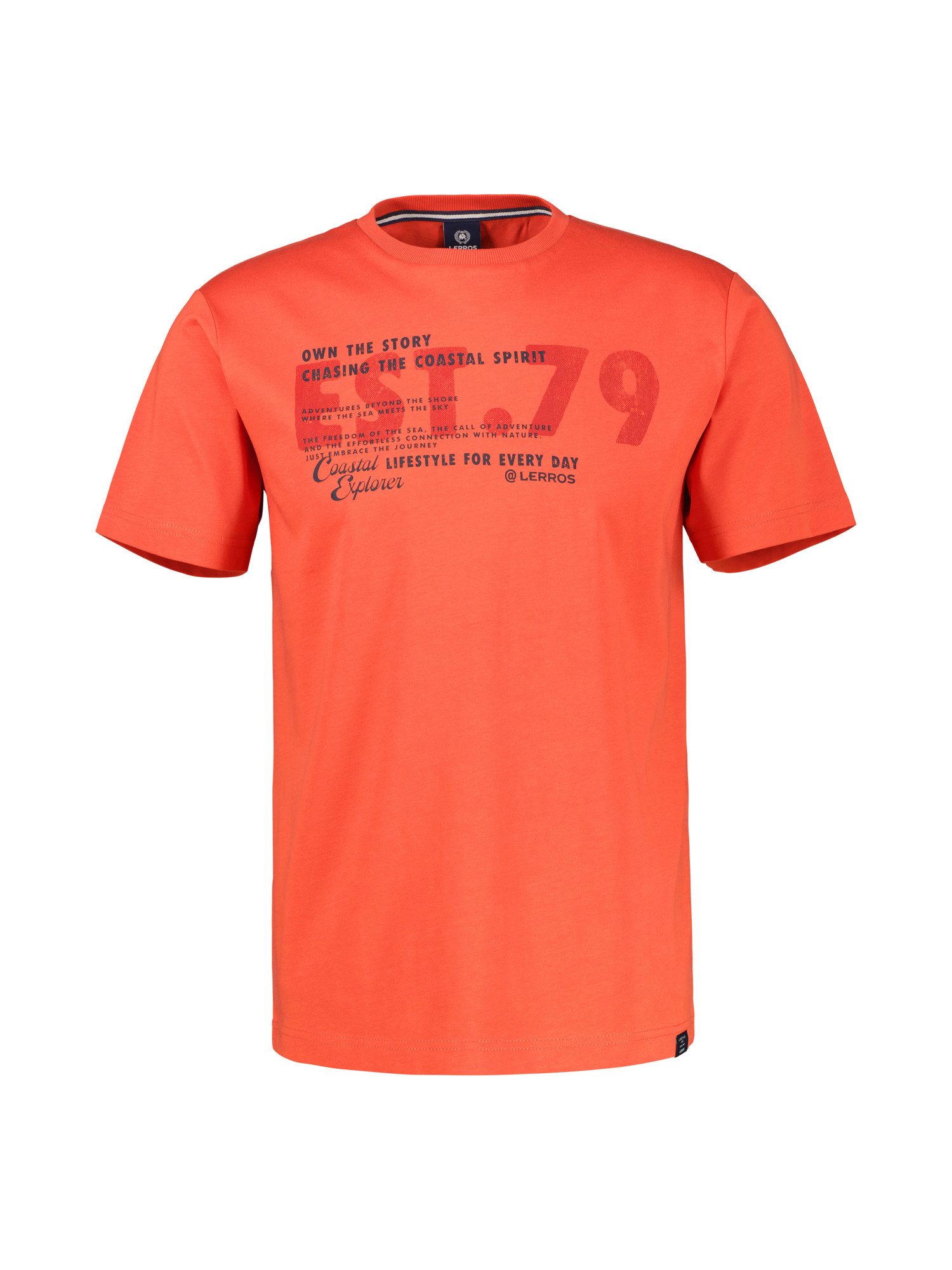 T-Shirt T-Shirt mit Brustprint, Grosse Grössen