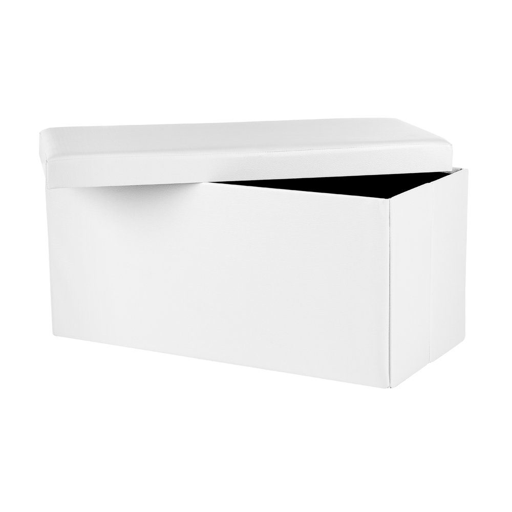 Feel2Home Sitzbank Faltbare Sitzbank Aufbewahrungsbox Weiß Beige Schwarz versch. Größen (Stück, Premium-Sitzbank), faltbar