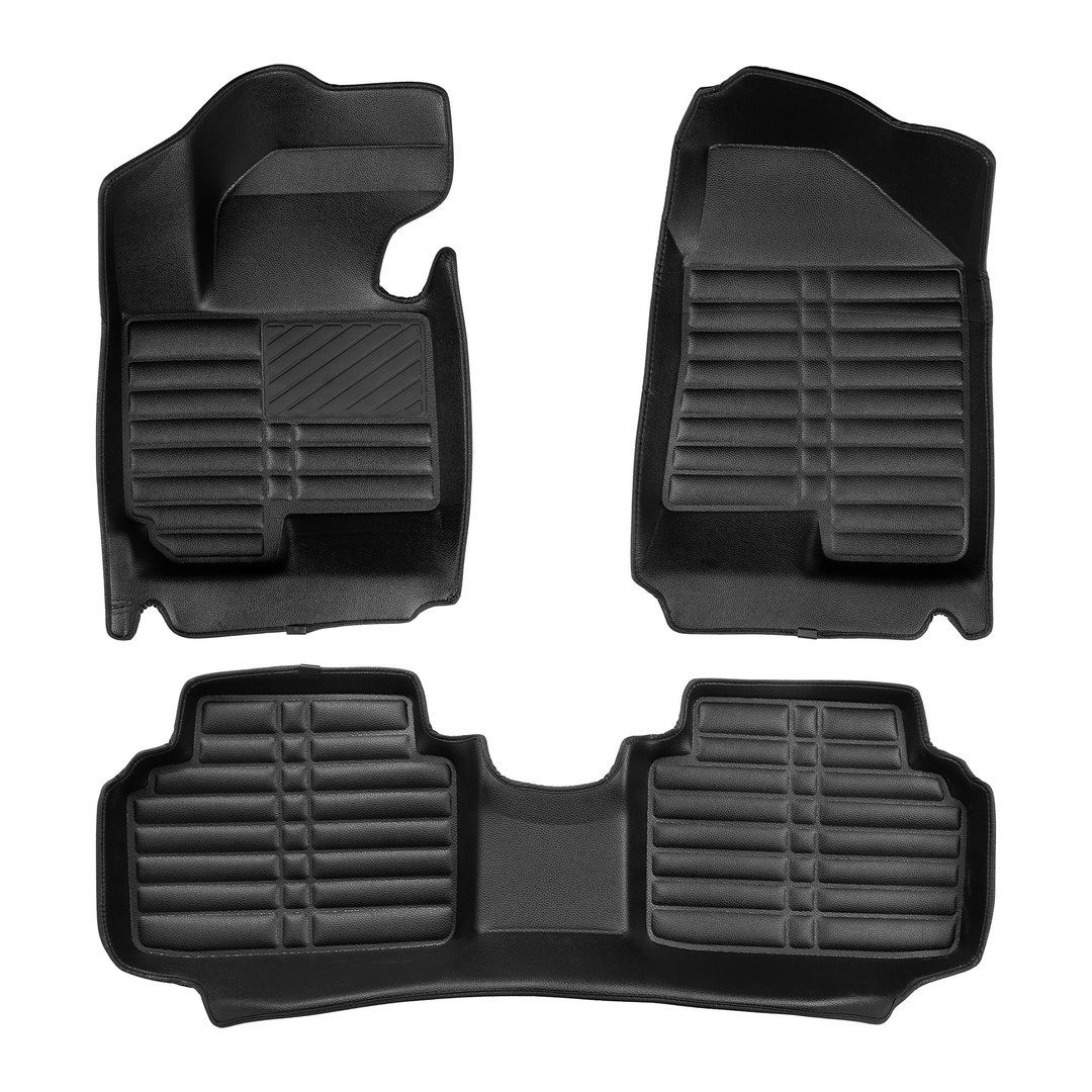 Auto-Fußmatte 5D Premium Auto Fußmatten TPE Set für Kia Sportage (3.Gen) 2010-2015