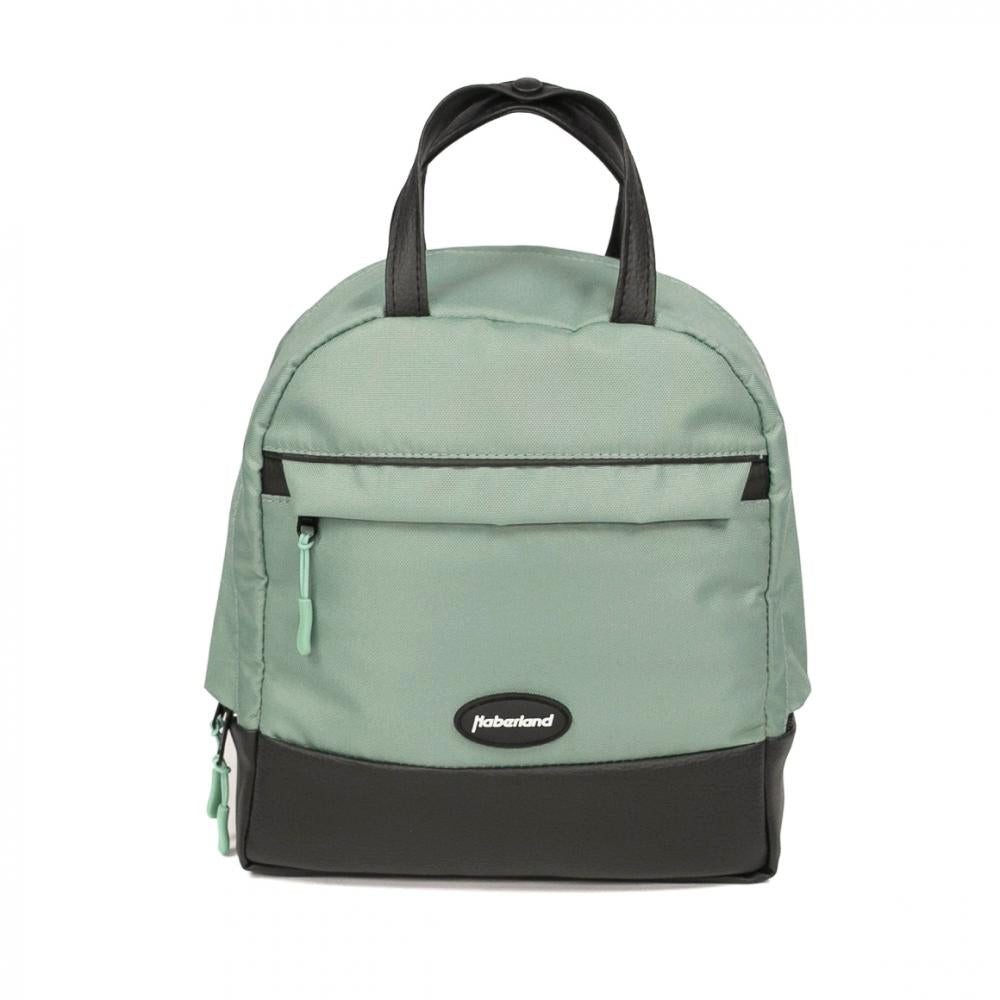 Haberland Fahrradtasche Haberland Rucksack-Lenkertasche Bella salbei/sw - flexible Lenkertasch