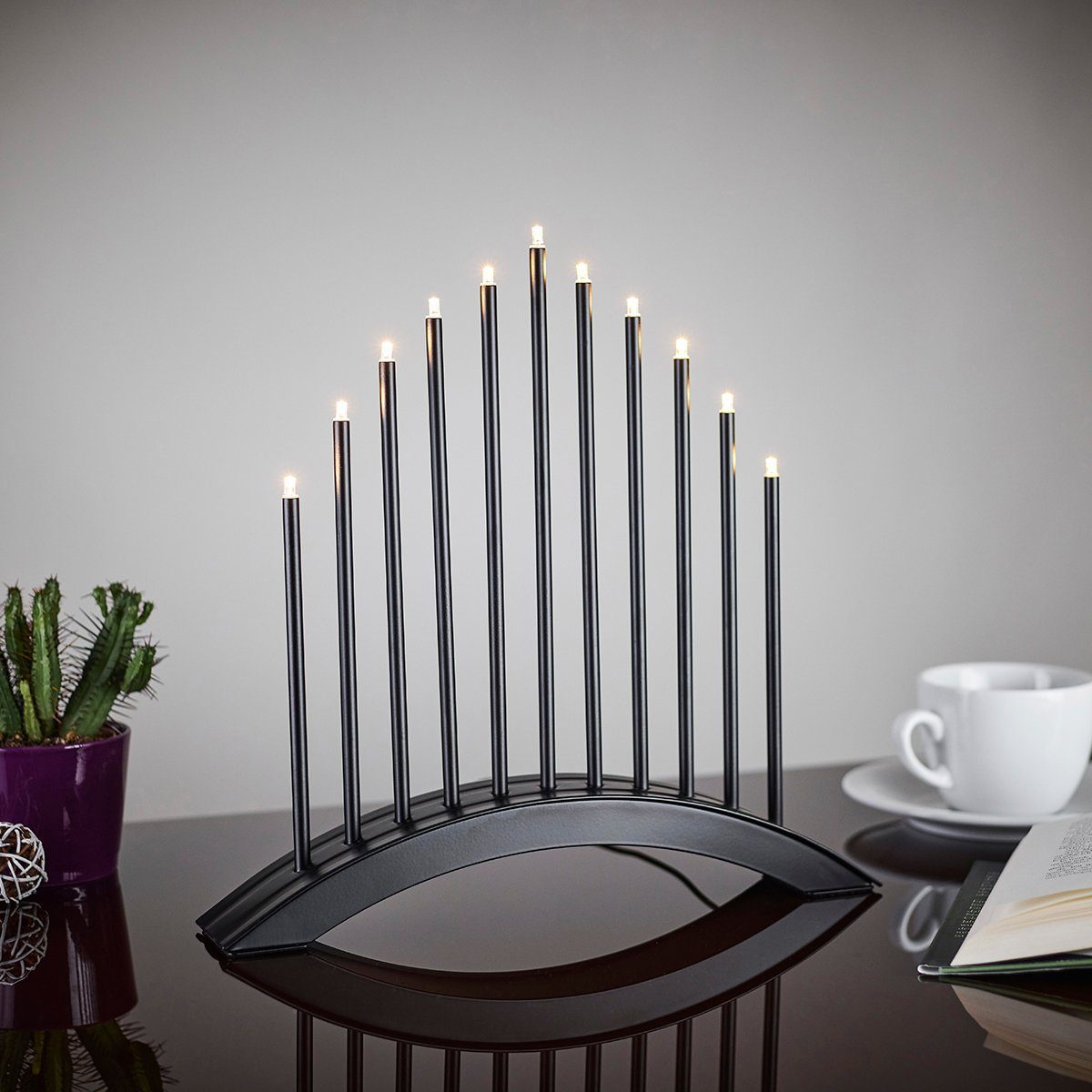 MeLiTec Fensterleuchter SL30-2, LED, Lichterbogen, Schwibbogen, Advent, Wei günstig online kaufen