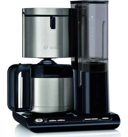 BOSCH Filterkaffeemaschine TKA8A683 Styline, 1,1l Kaffeekanne, Papierfilter 1x4, mit Thermokanne