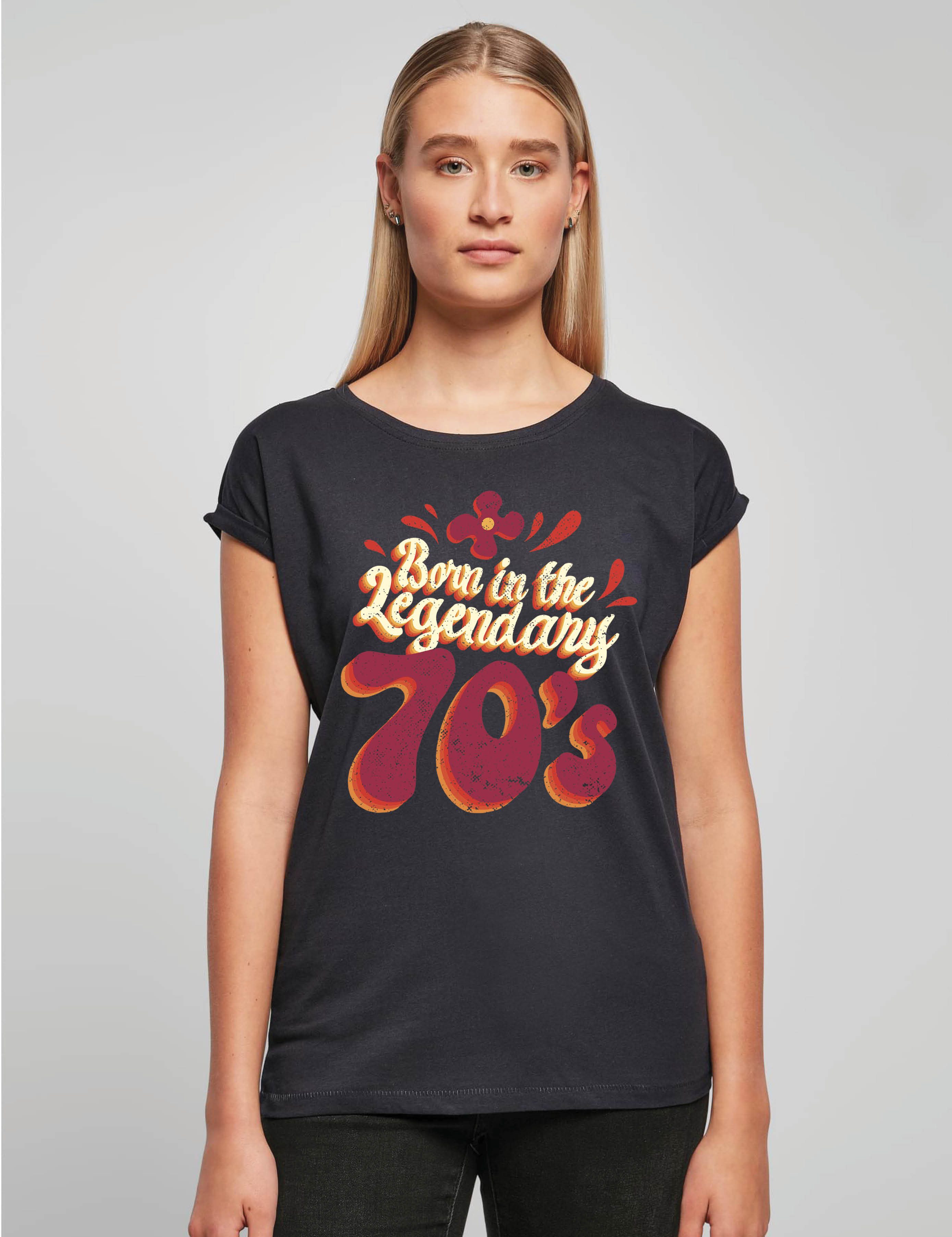 Youth Designz Print-Shirt "Born in the Legendary 70s" Damen T-Shirt Stateme günstig online kaufen